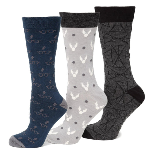 Harry Potter 3 Pack Sock Gift Set by Cufflinks.com