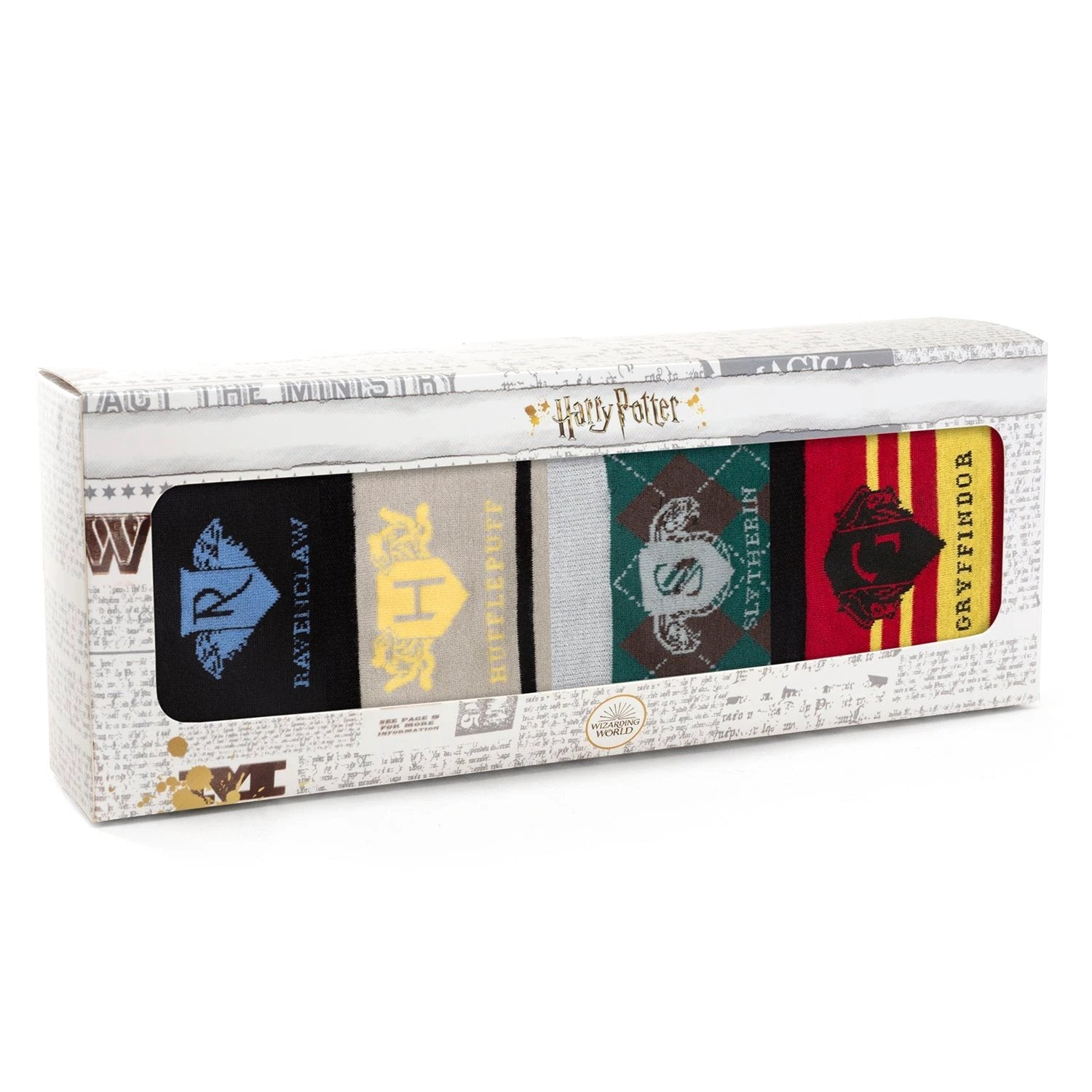Harry Potter House 4 Socks Gift Set by Cufflinks.com