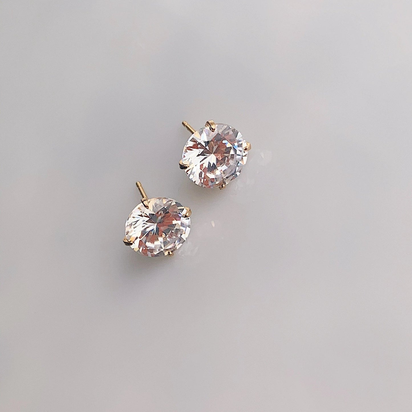 Round Cz Studs by Views & Co