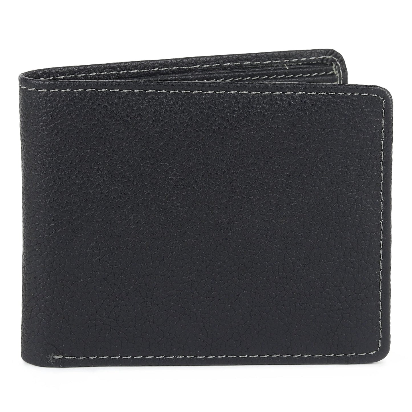 Black Textured Leather Mens Wallet by Classy Leather Bags