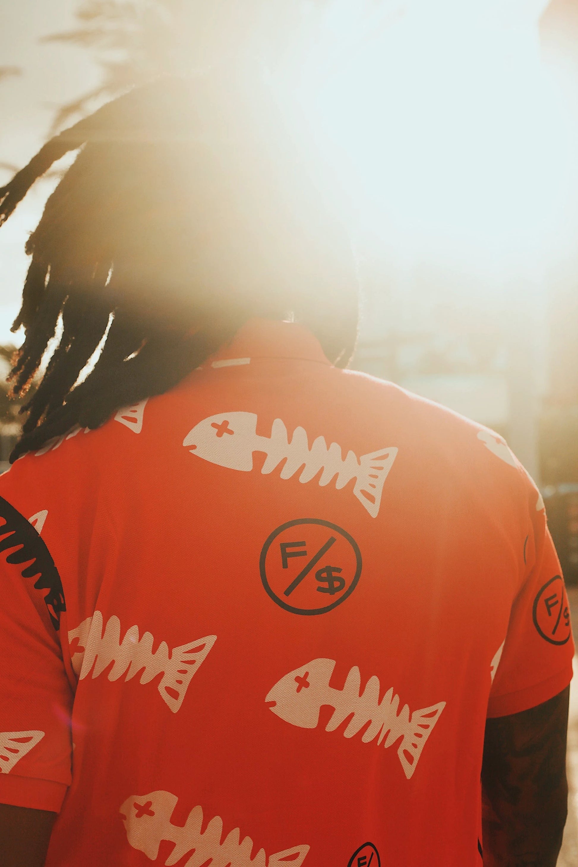 Fishscale Polo (Red) by Fly Supply Co