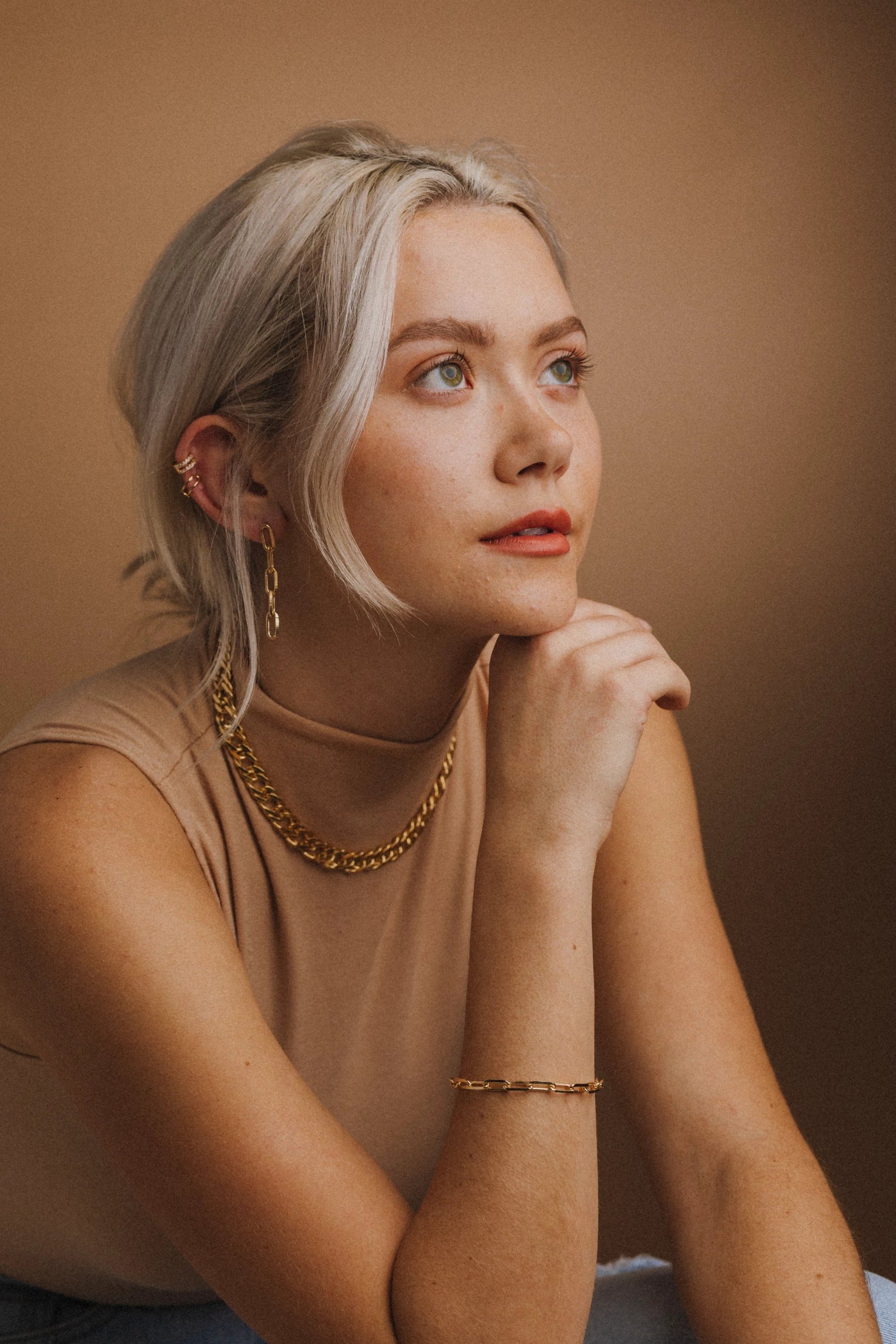 PaperClip Link Earrings by Views & Co
