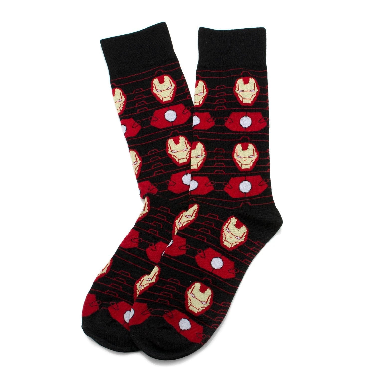 Marvel Avengers Favorites 3 Pair Socks and Lapel Pin Gift Set by Cufflinks.com
