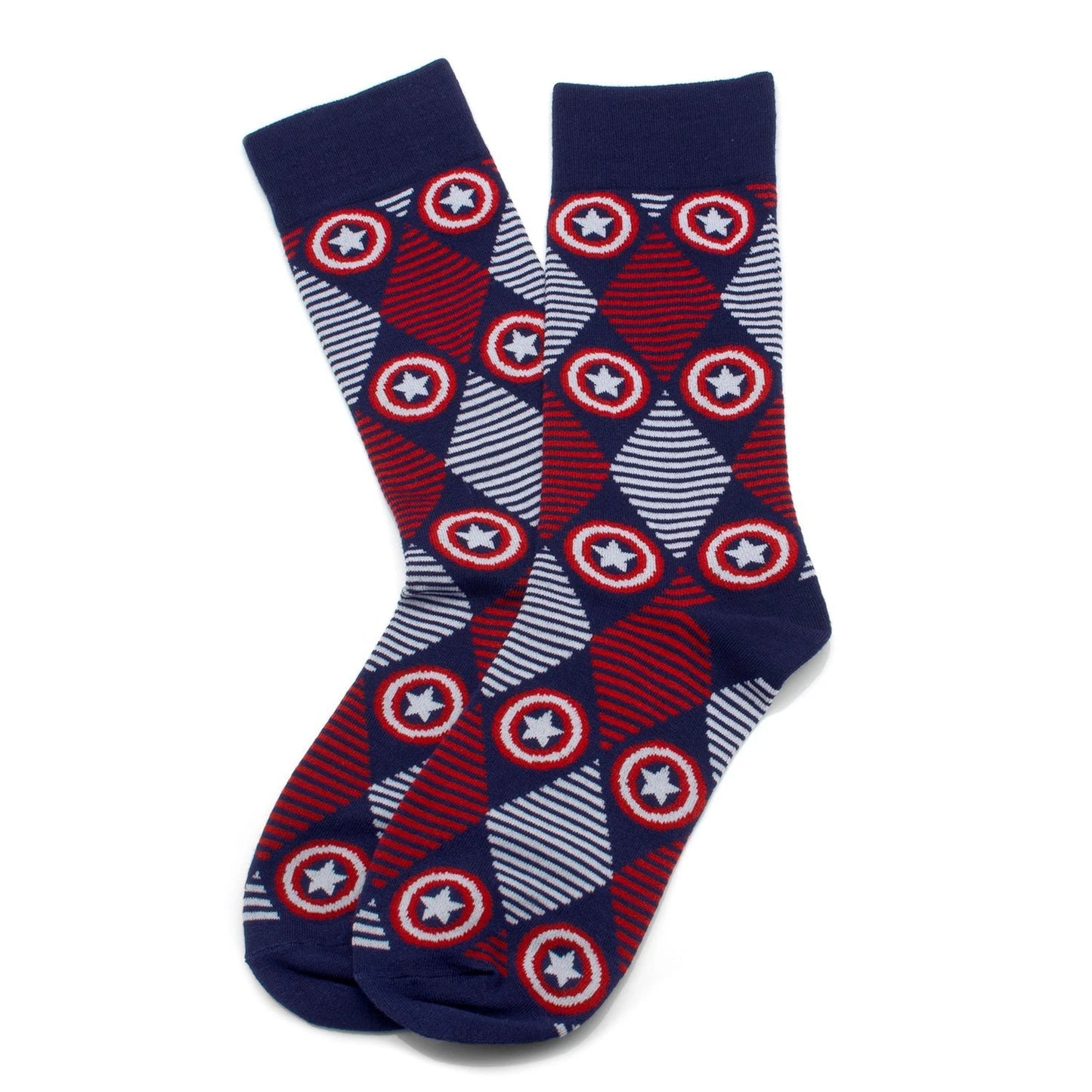 Marvel Avengers Favorites 3 Pair Socks and Lapel Pin Gift Set by Cufflinks.com