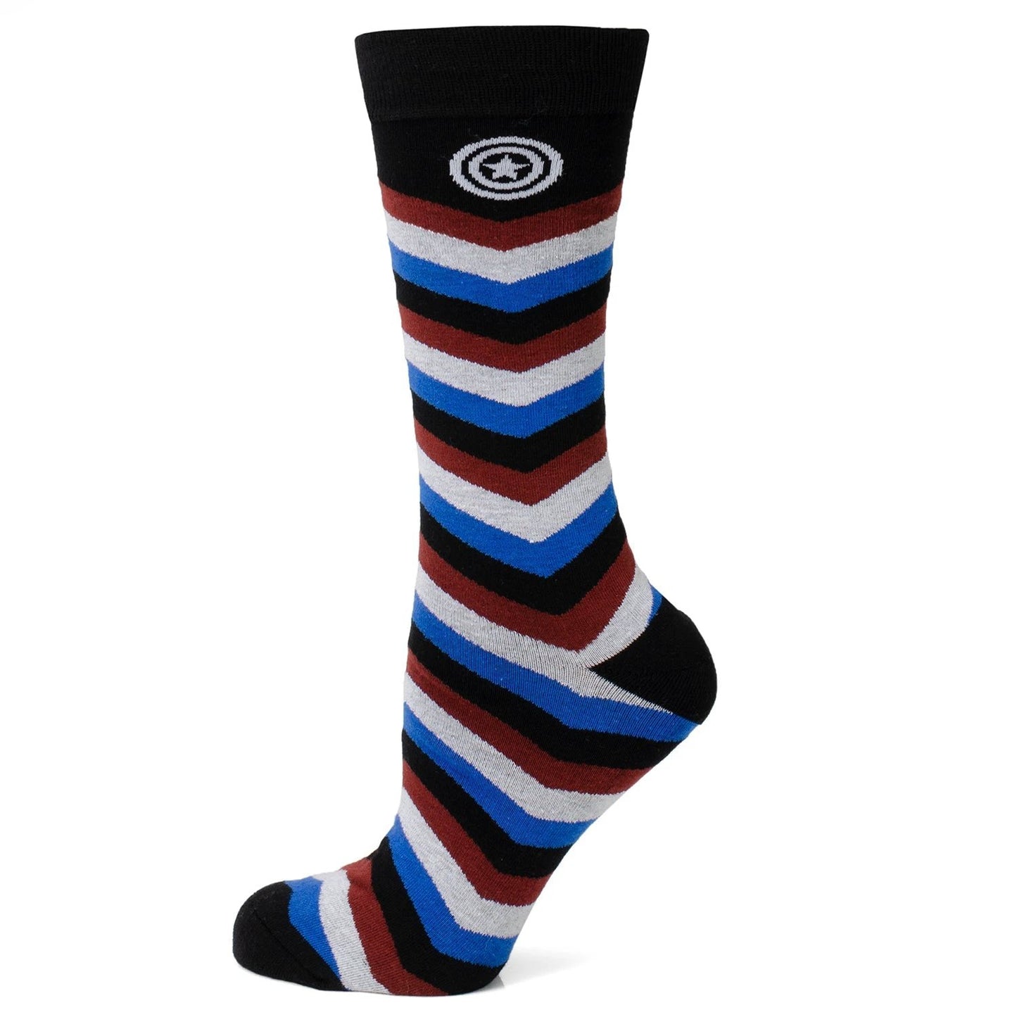 Marvel Captain America Chevron Stripe Gift Set by Cufflinks.com