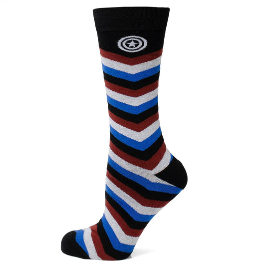 Marvel Captain America Chevron Stripe Gift Set by Cufflinks.com