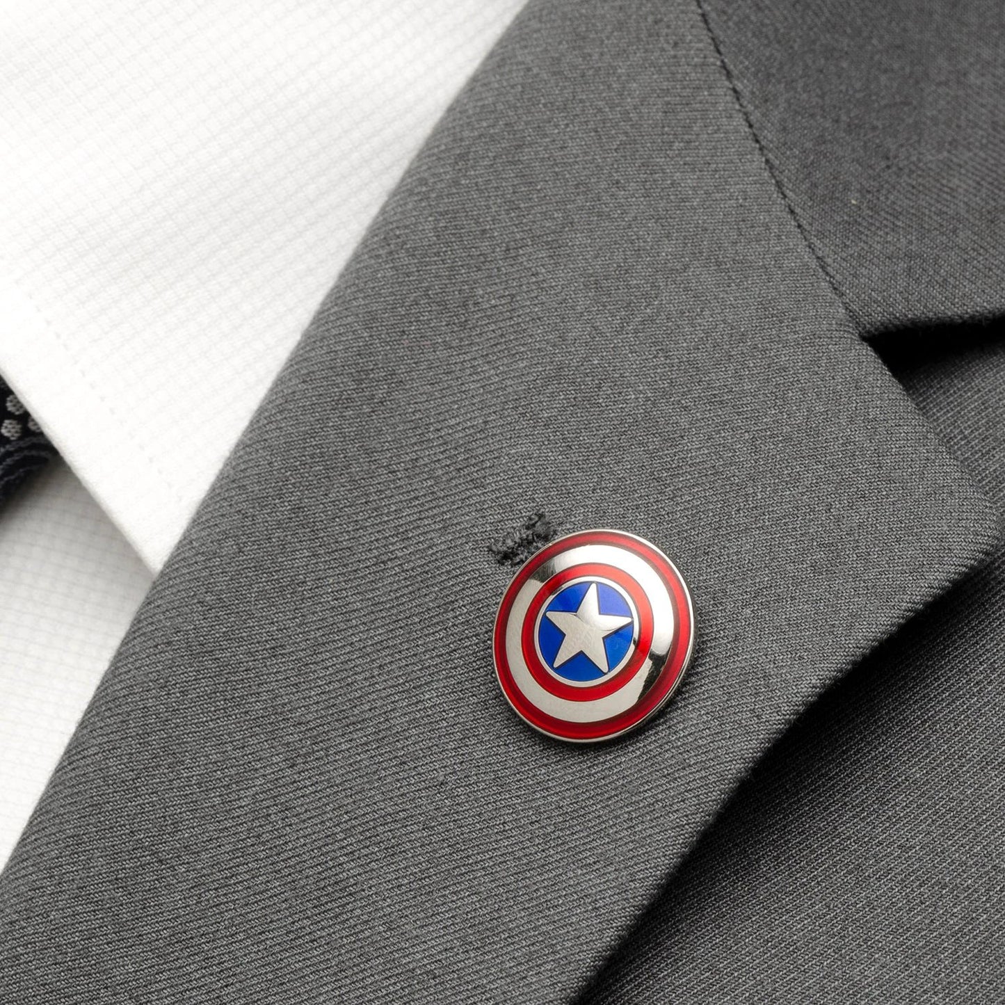 Marvel Captain America Chevron Stripe Gift Set by Cufflinks.com