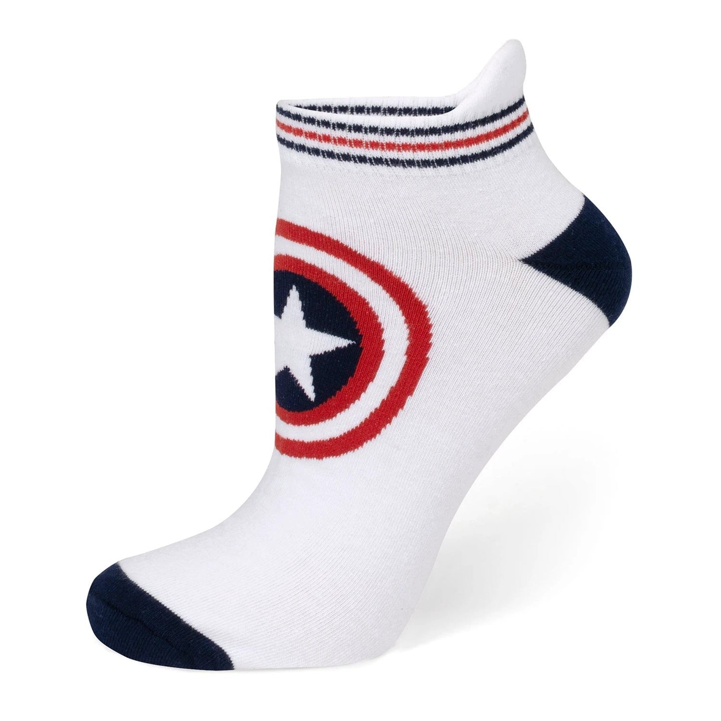 Marvel Captain America White Ankle Gift Set by Cufflinks.com