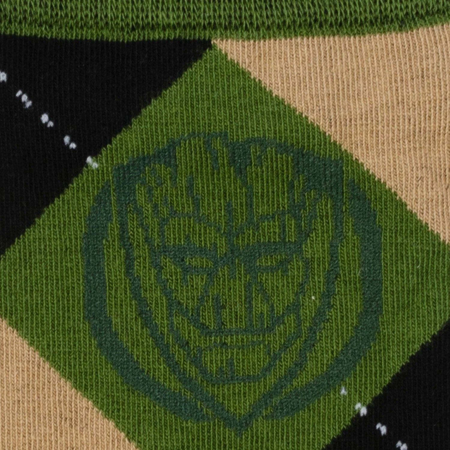 Marvel Guardians of the Galaxy Groot Argyle Green Gift Set by Cufflinks.com