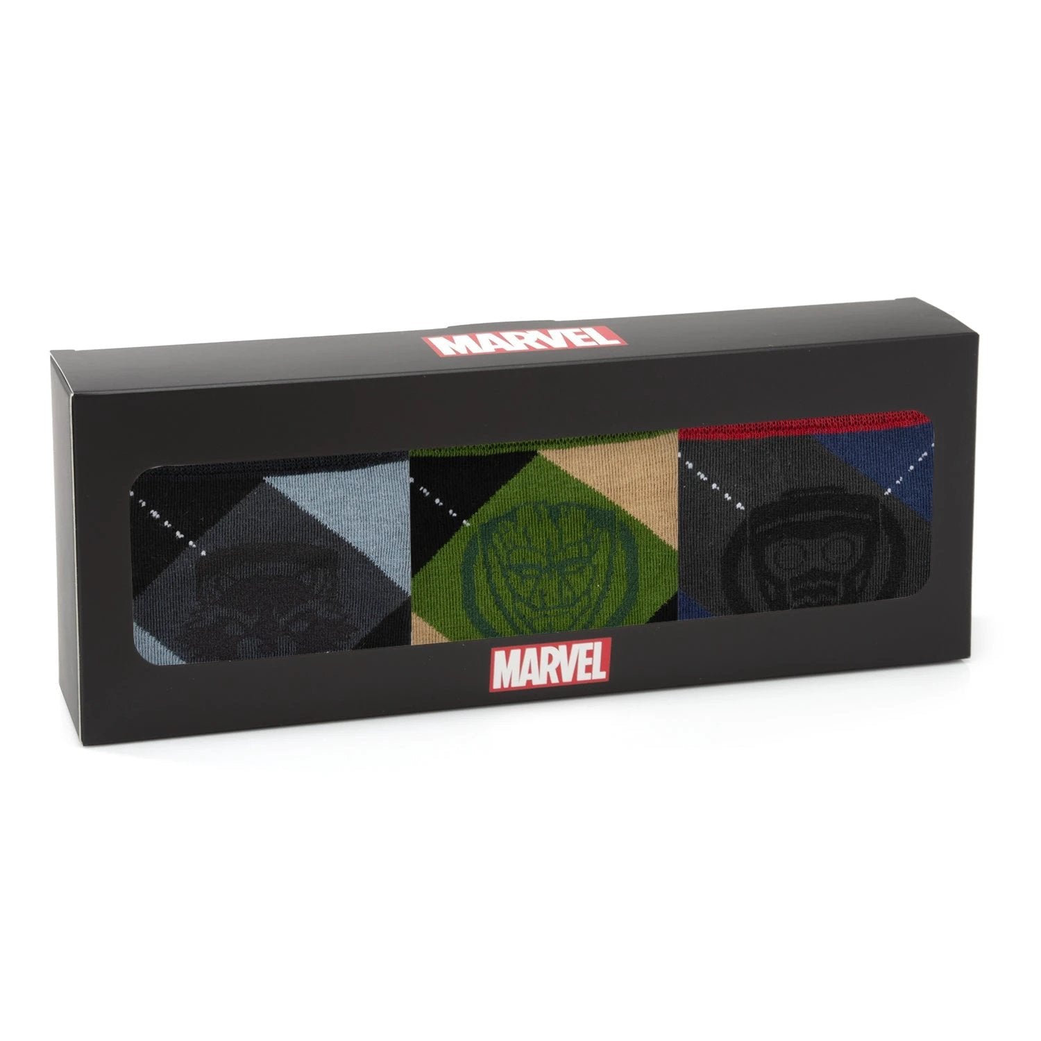 Marvel Guardians of the Galaxy Argyle 3 Sock Pack Gift Set by Cufflinks.com