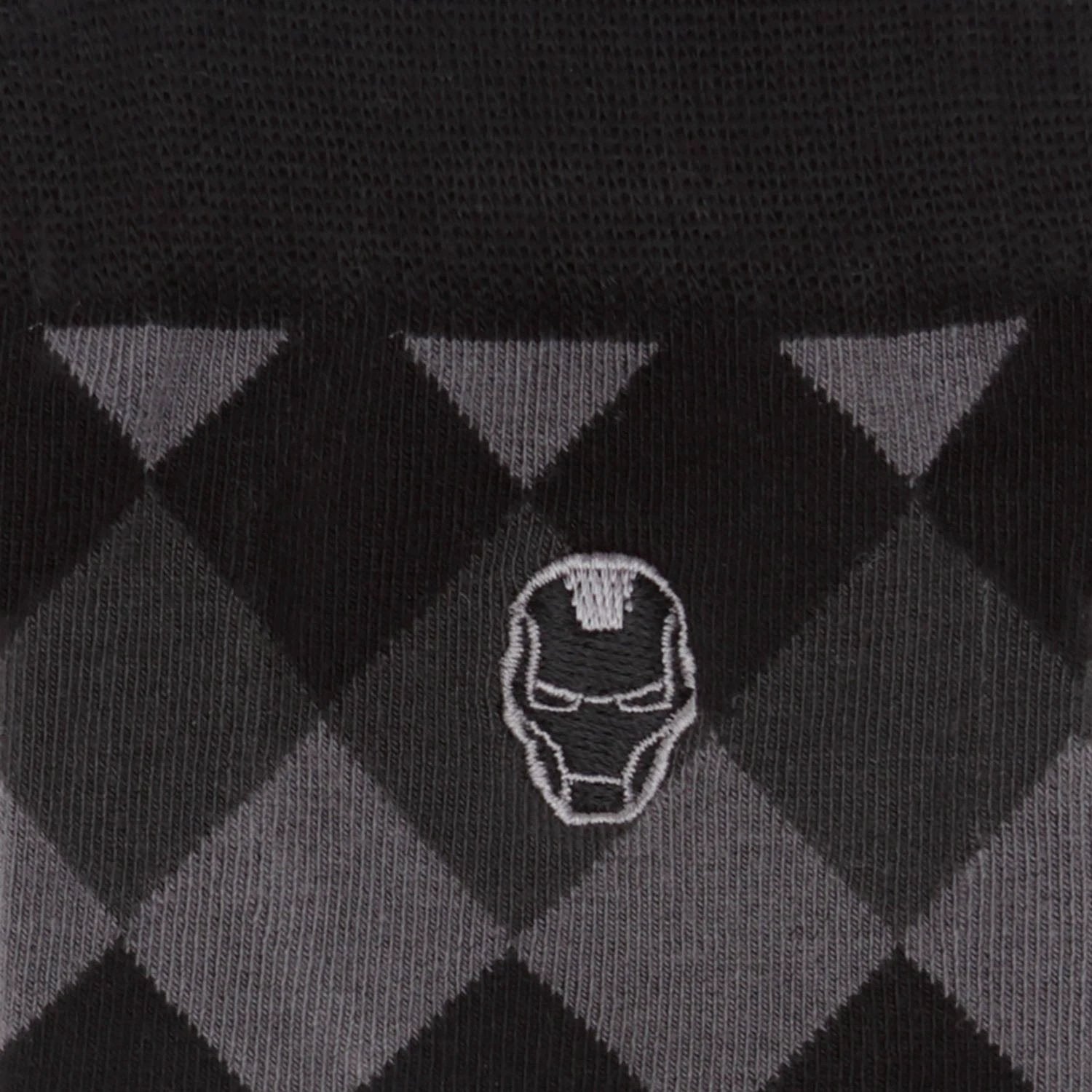 Marvel Iron Man Argyle Black Gift Set by Cufflinks.com