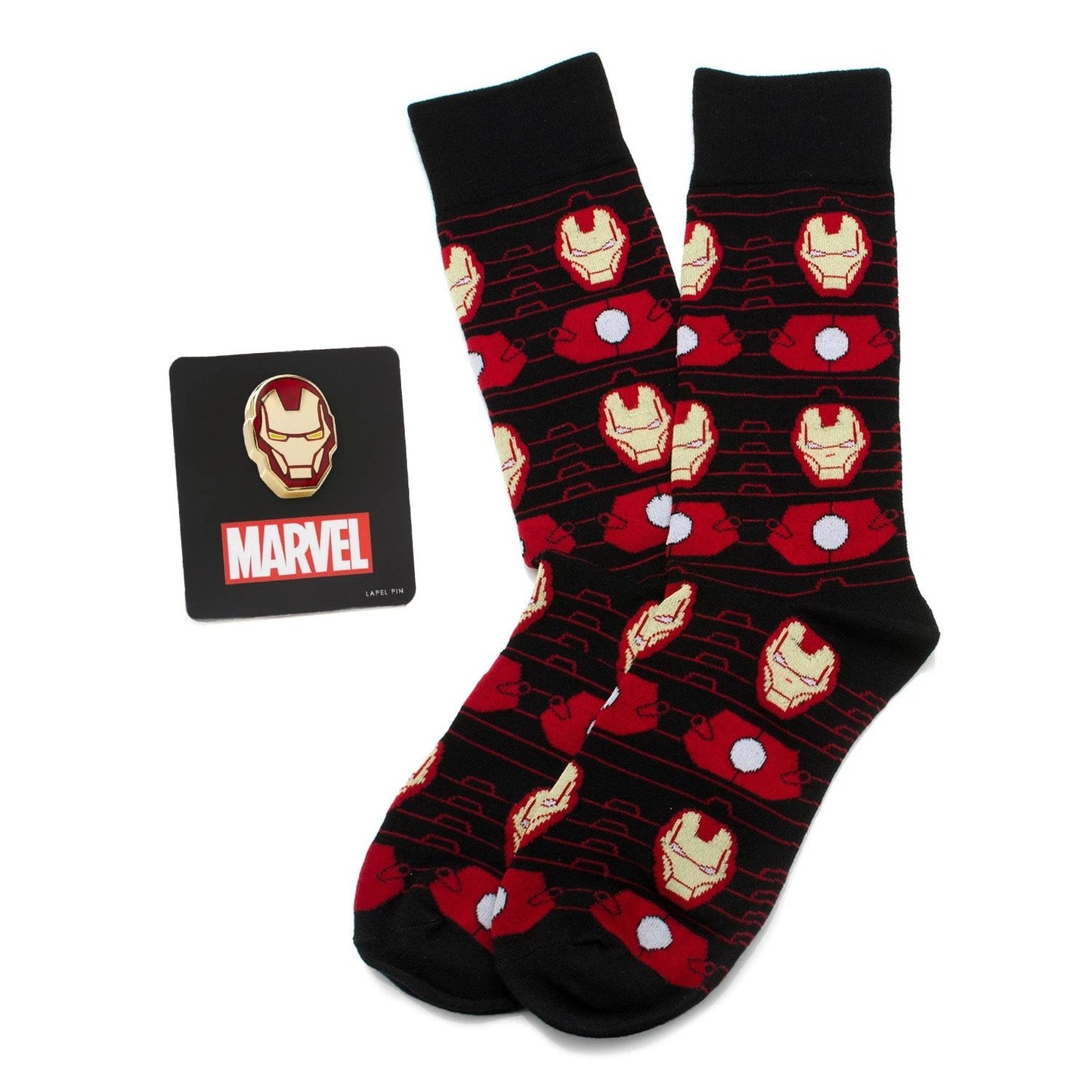Marvel Iron Man Stripe Black Gift Set by Cufflinks.com