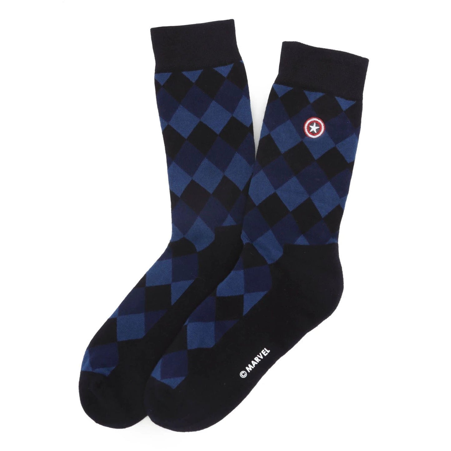 Marvel Argyle 3 Socks Pack and Lapel Pin Gift Set by Cufflinks.com