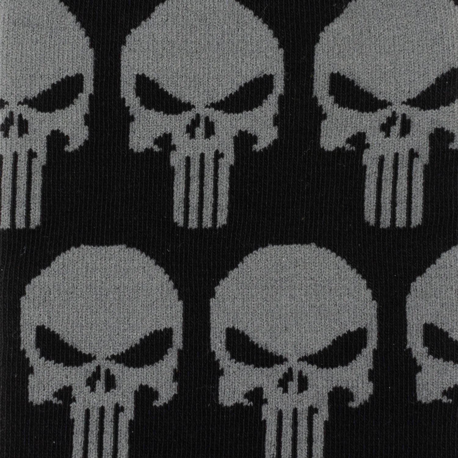 Marvel Punisher Black Socks and Silver Lapel Pin Gift Set by Cufflinks.com