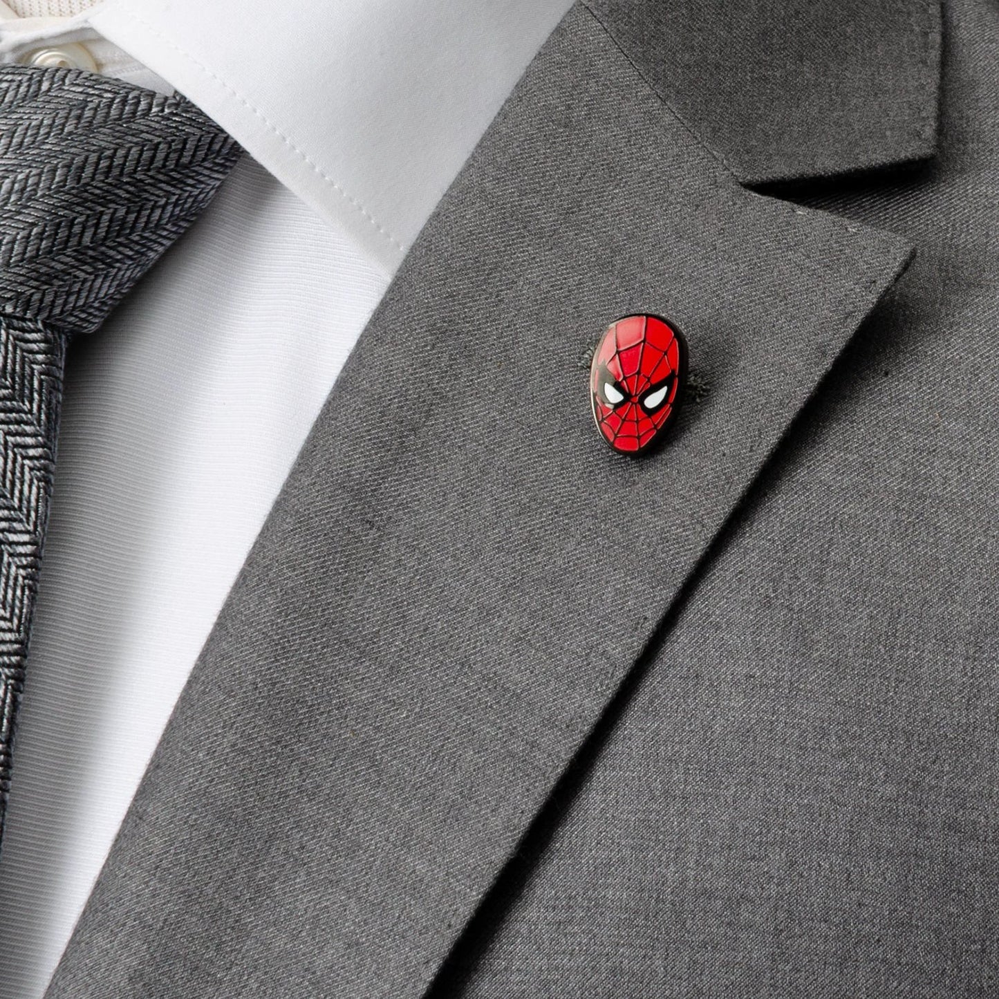 Marvel Spider-Man Dot Gray and Black Gift Set by Cufflinks.com