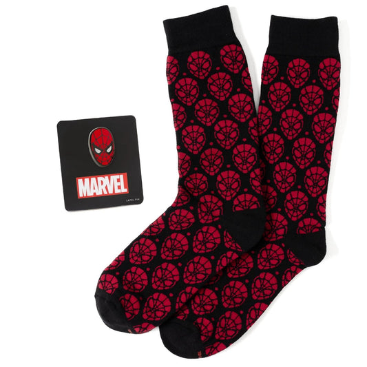 Marvel Spider-Man Dot Red and Black Gift Set by Cufflinks.com