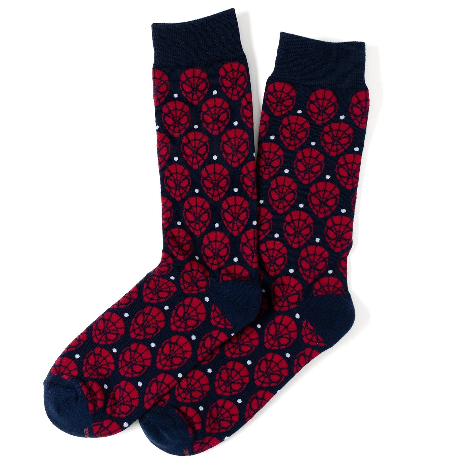 Marvel Spider-Man Dot 3 Pack Socks and Lapel Pin Gift Set by Cufflinks.com