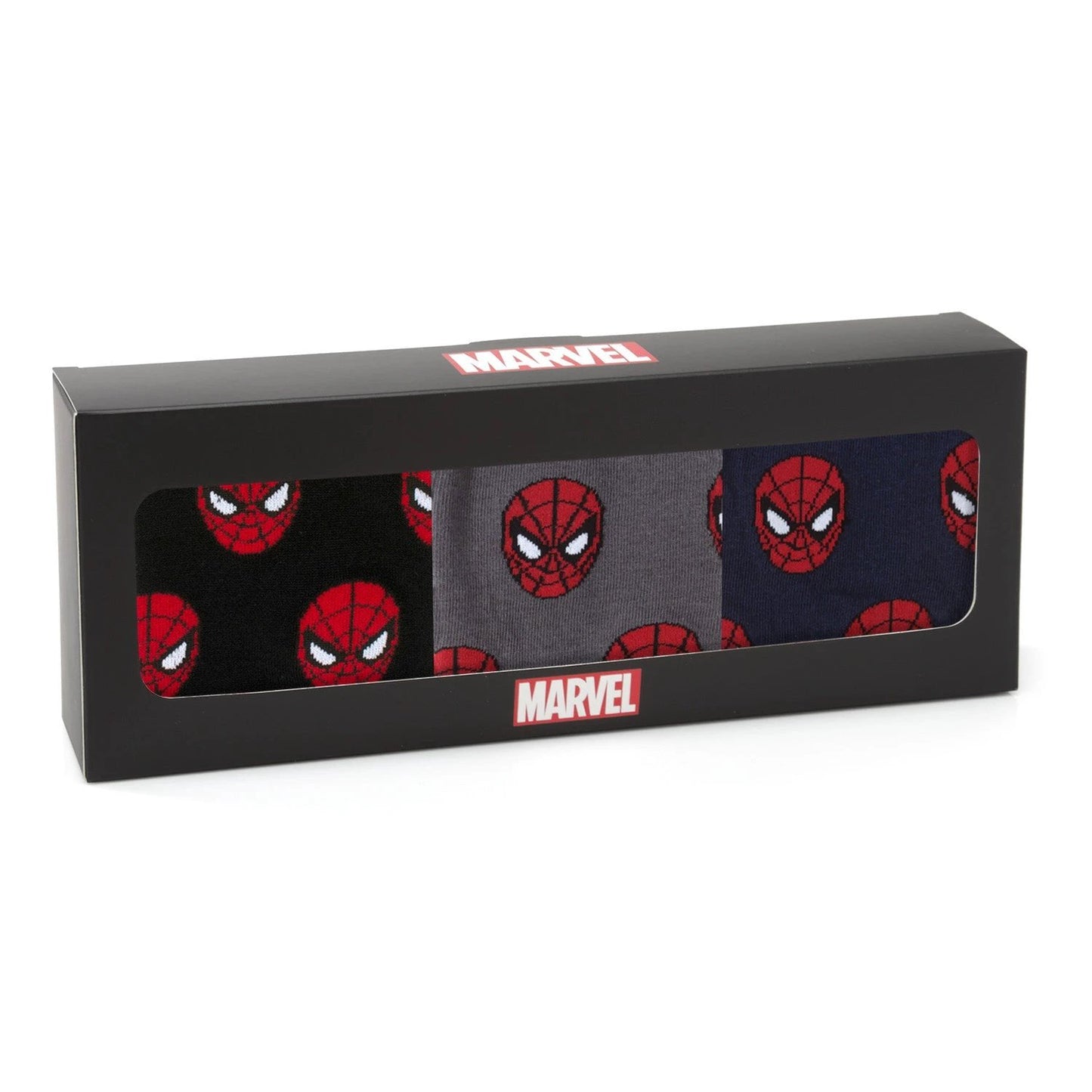 Marvel Spider-Man 3 Pack Socks and Lapel Pin Gift Set by Cufflinks.com