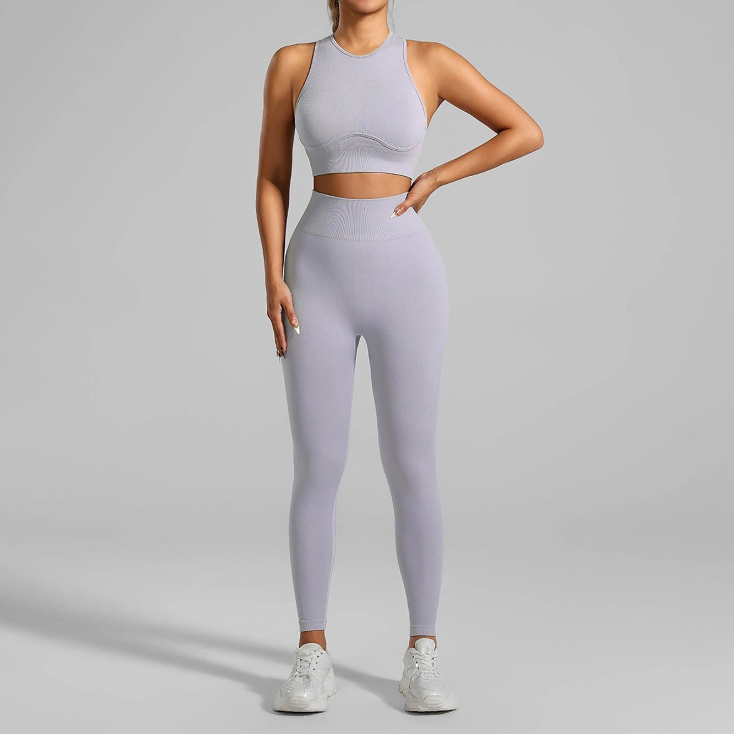 High-strength Running Tight Seamless Yoga Clothes Suit by GJG Denim