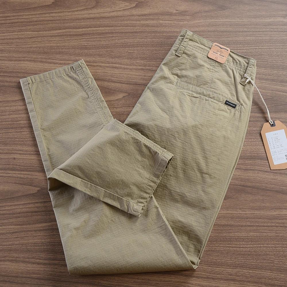 Thin Breathable Men's Pencil Long Pants by GJG Denim