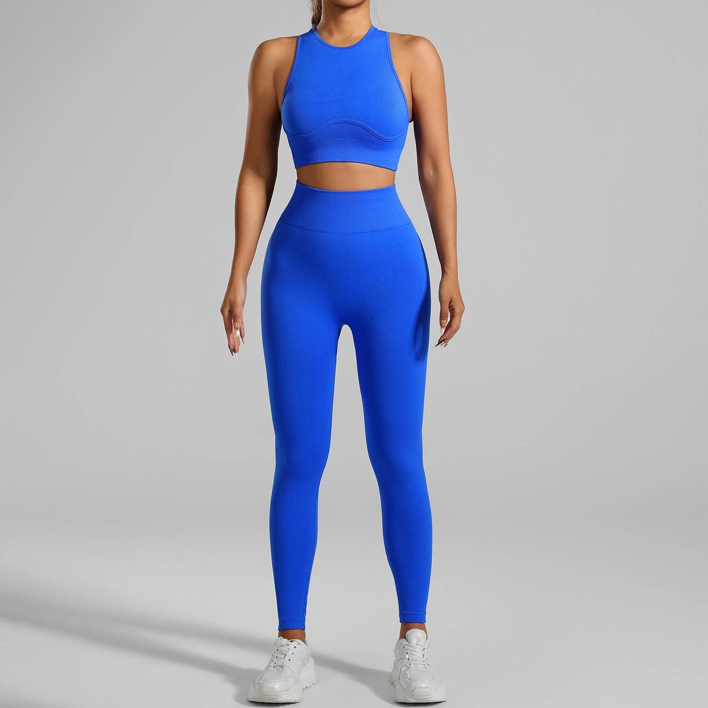 High-strength Running Tight Seamless Yoga Clothes Suit by GJG Denim