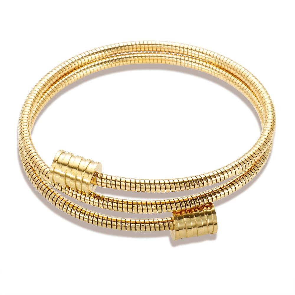 New Weia Line Bracelet For Women Fashion Commuter Simple Opening by GJG Denim