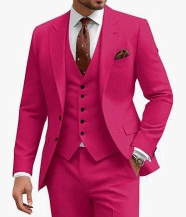 Men's Casual Business/Wedding Three-piece Suit by GJG Denim