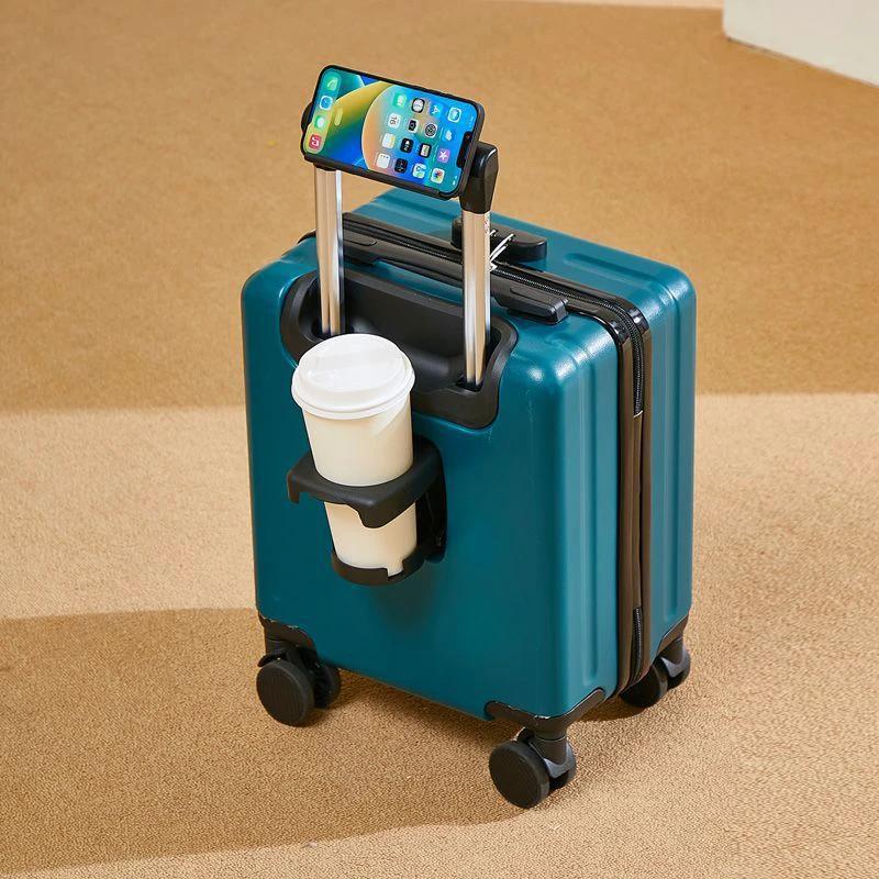 Men's 14-inch Small Password Luggage Lightweight Mini by GJG Denim
