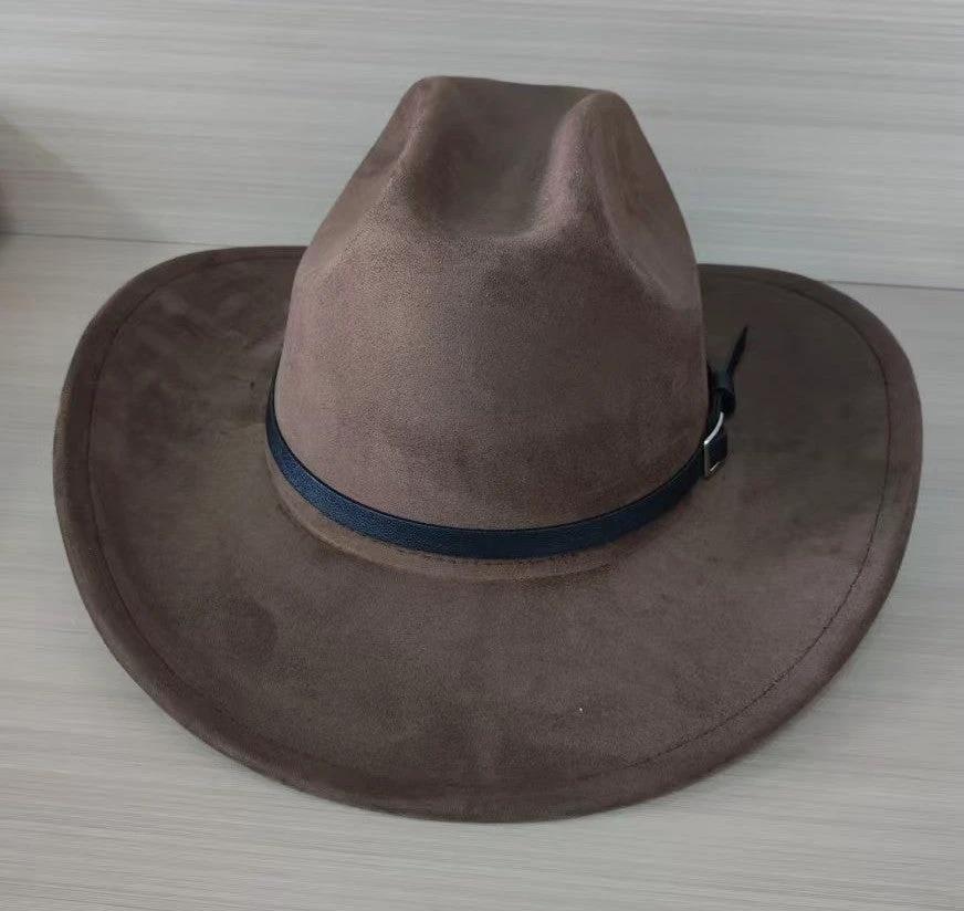 Men's Curved Edge Western Cowboy Hat by GJG Denim