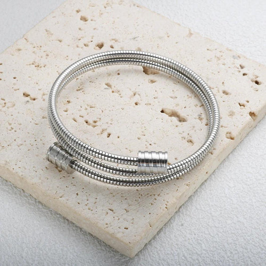 New Weia Line Bracelet For Women Fashion Commuter Simple Opening by GJG Denim