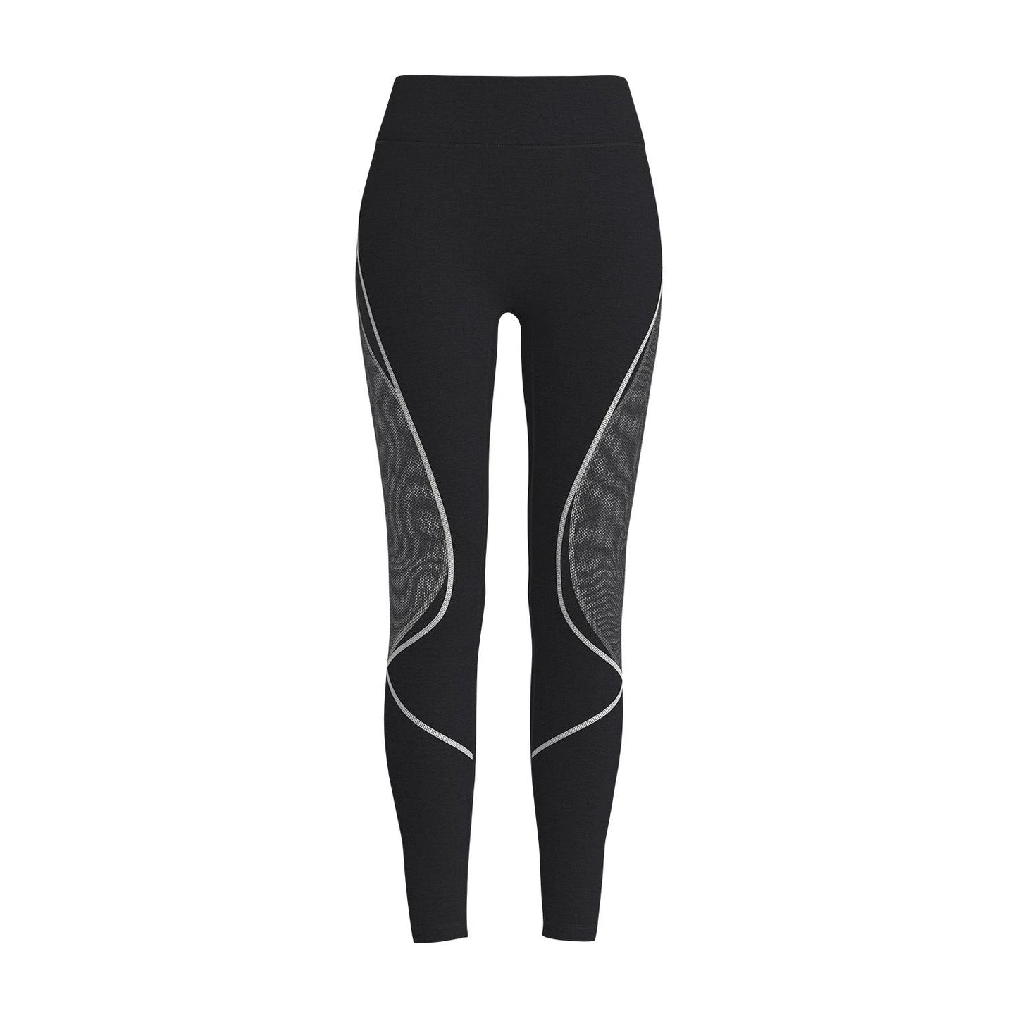 High Waist Yoga Pants Mesh Panels by GJG Denim