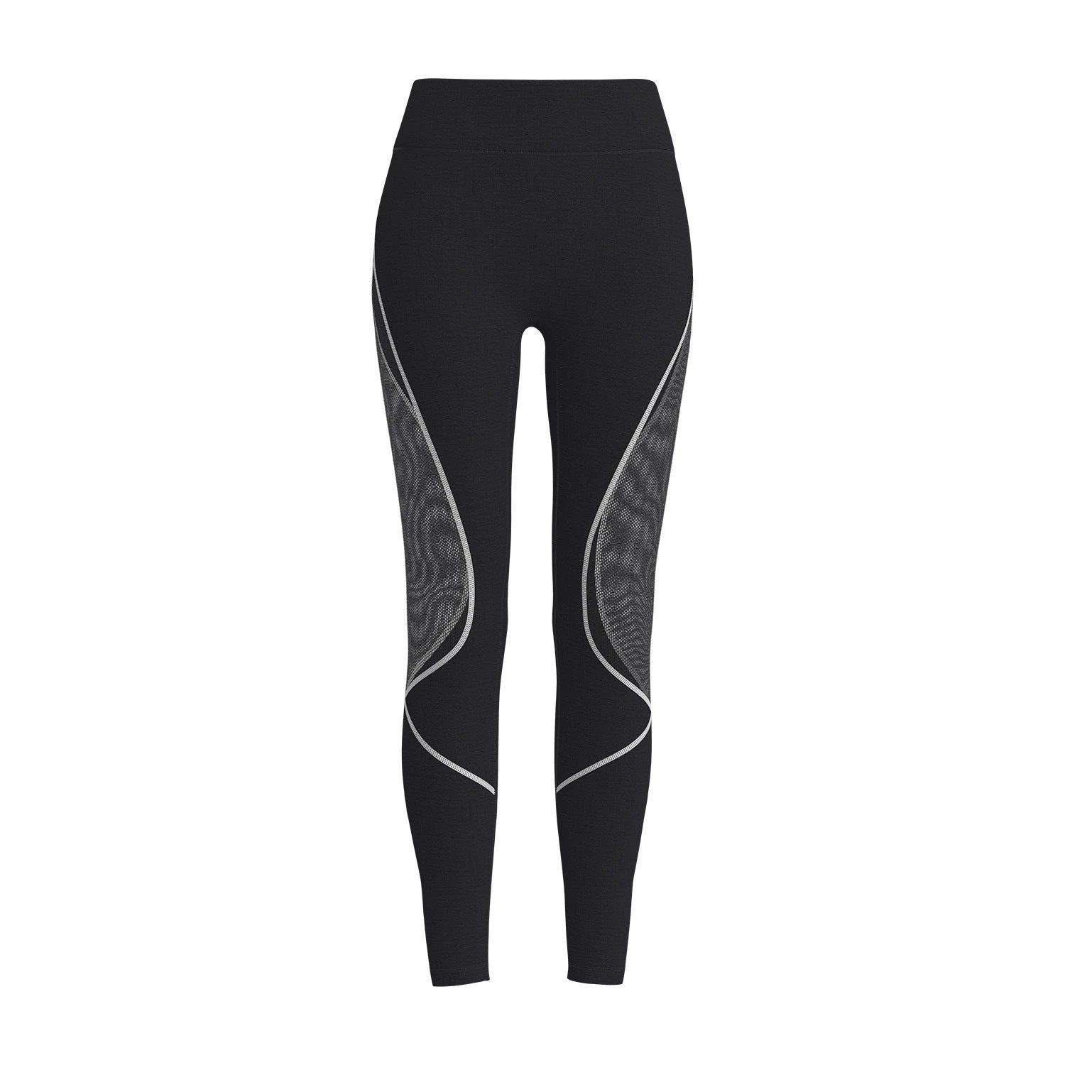High Waist Yoga Pants Mesh Panels by GJG Denim