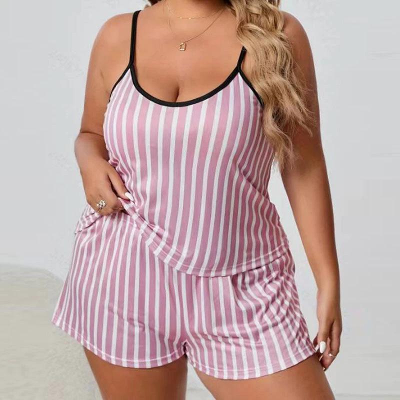 Women's Camisole Printed Pajamas Set by GJG Denim