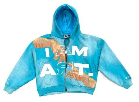 Niche Pullover Outer Wear Hooded Top Men by GJG Denim