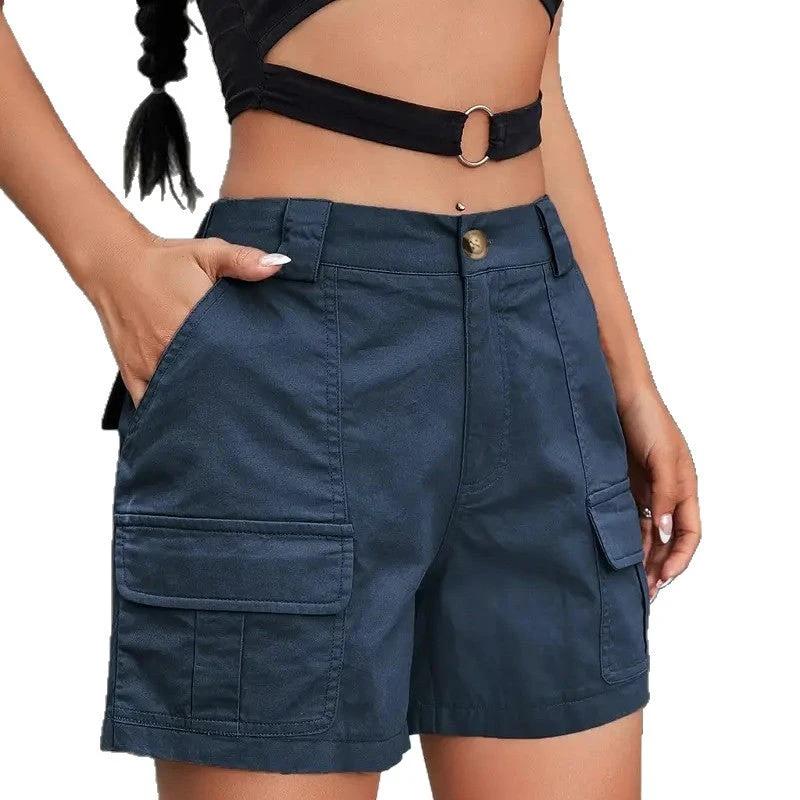 Women's Fashion Individual Casual Workwear Sports Shorts by GJG Denim