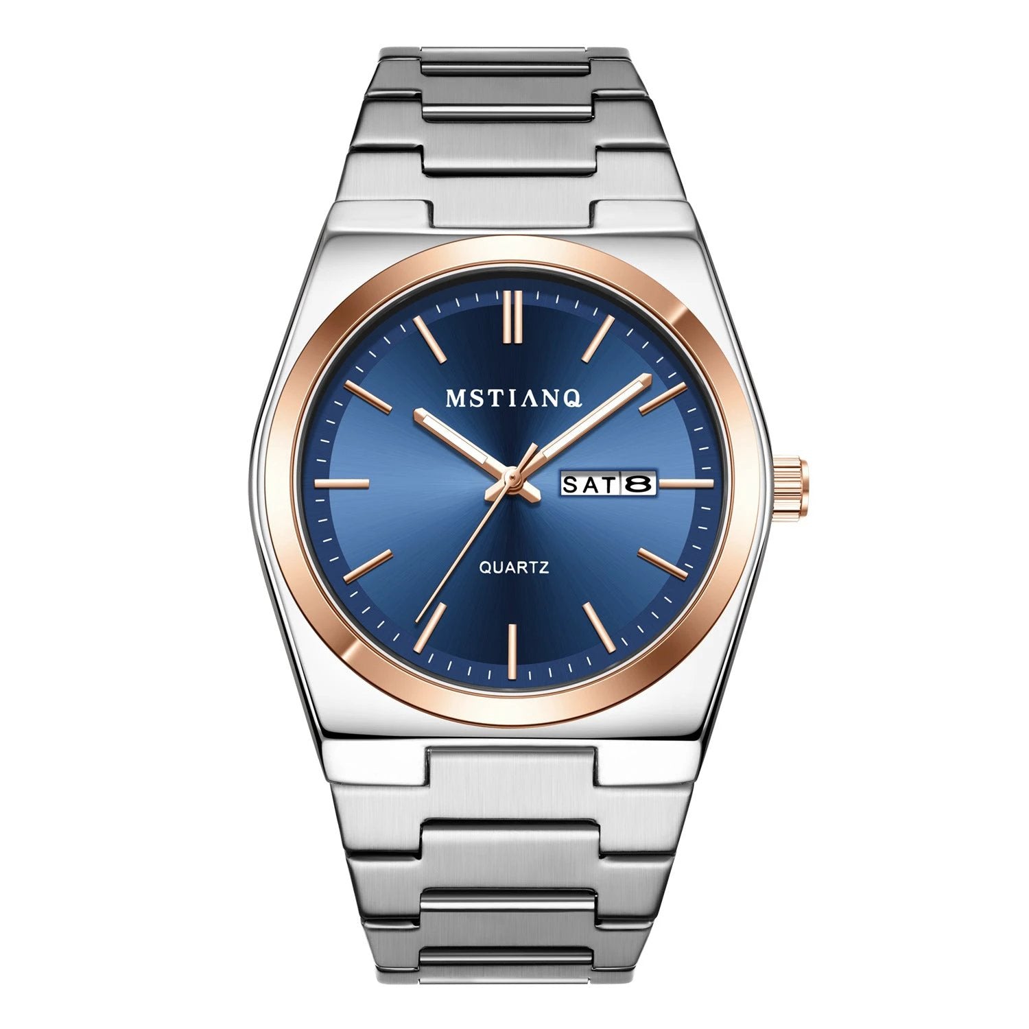 Men's Waterproof Luminous Quartz Watch by GJG Denim