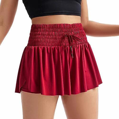 Women's Solid Color Elegant Sports High Waist Shorts by GJG Denim