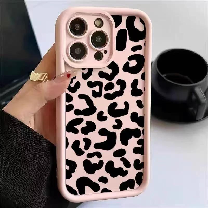 Black Leopard Print Phone Case New by GJG Denim