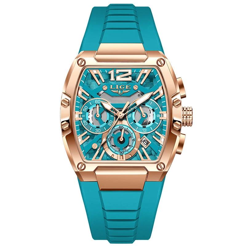Men's Sports Multifunctional Waterproof Luminous Calendar Watch by GJG Denim