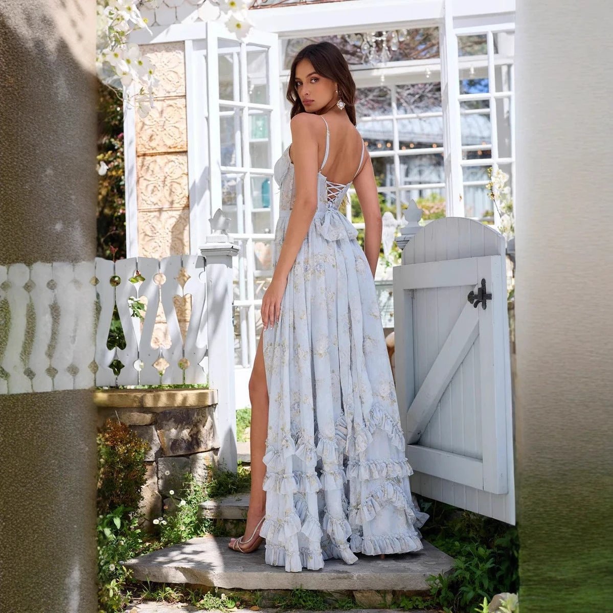 Beautiful And Unique Sling Dress For Seaside Vacation by GJG Denim