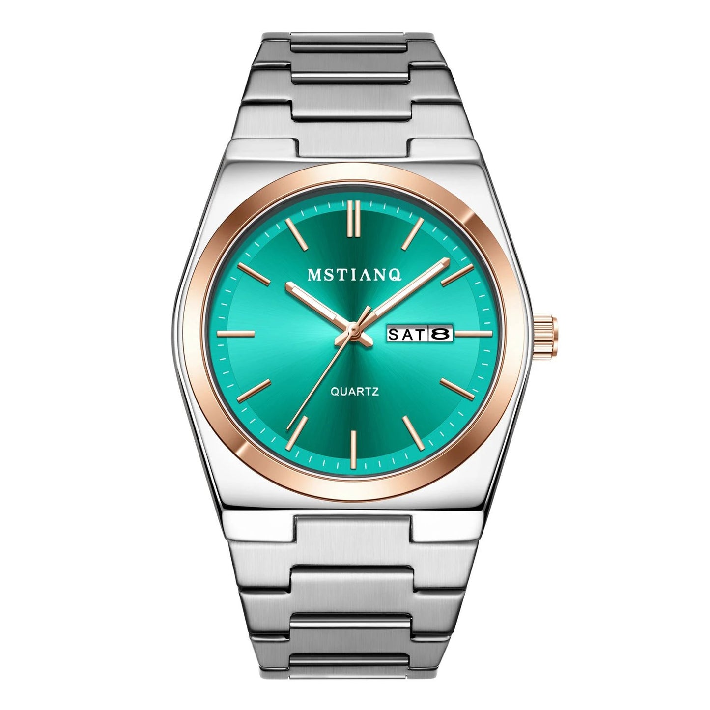 Men's Waterproof Luminous Quartz Watch by GJG Denim