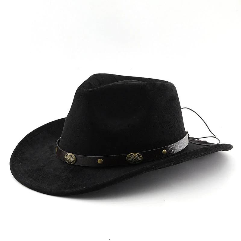 Men's Curved Edge Western Cowboy Hat by GJG Denim