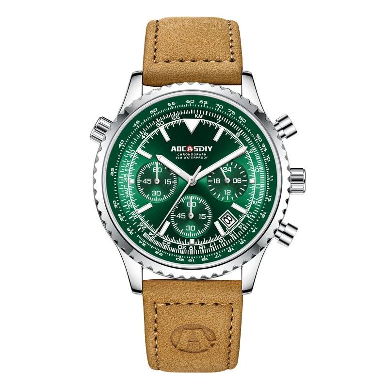 Men's Multi-functional Waterproof Luminous Watch by GJG Denim