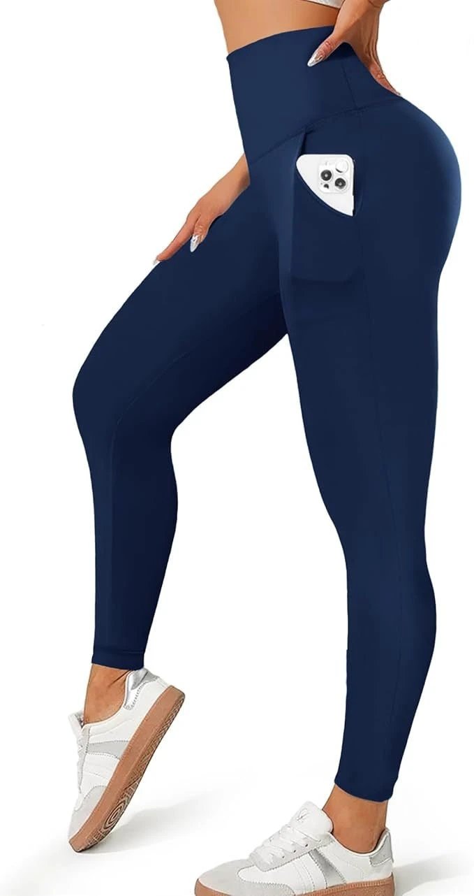 Contracting High Elastic Slimming High Waist Leggings by GJG Denim