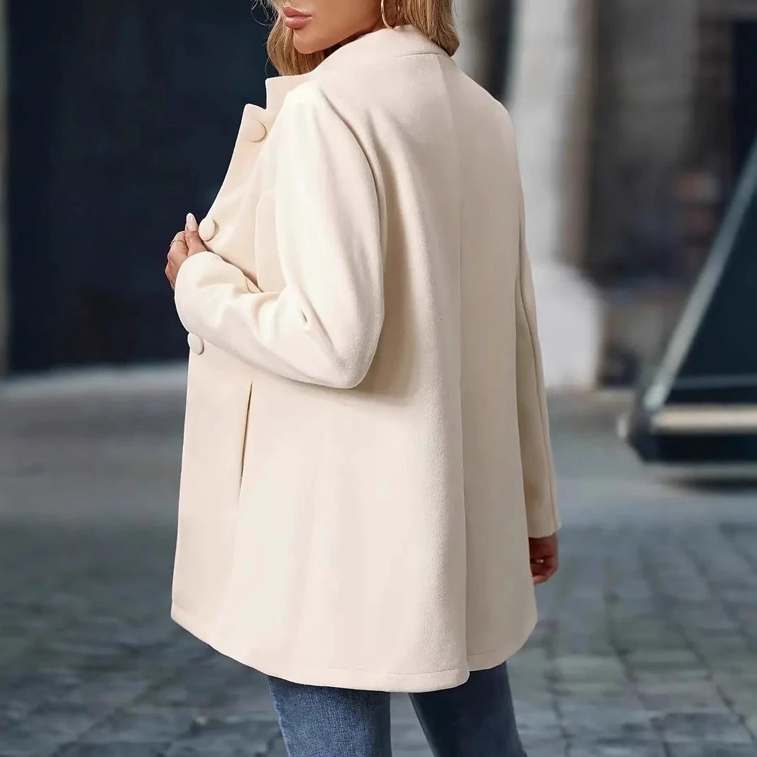 Pocket 3 Breasted Slim Coat Jacket by GJG Denim