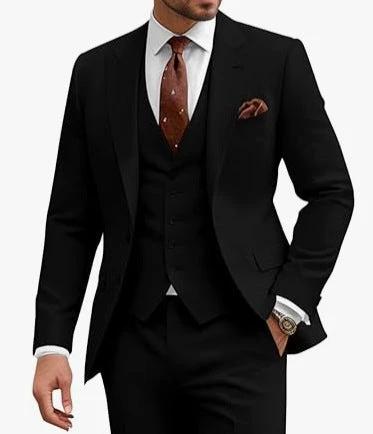 Men's Casual Business/Wedding Three-piece Suit by GJG Denim