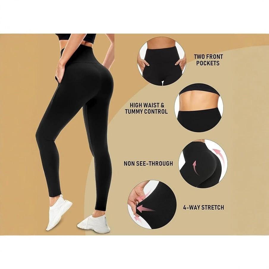 Contracting High Elastic Slimming High Waist Leggings by GJG Denim