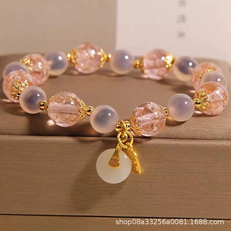 Natural Heart Agate Bracelet For Women by GJG Denim
