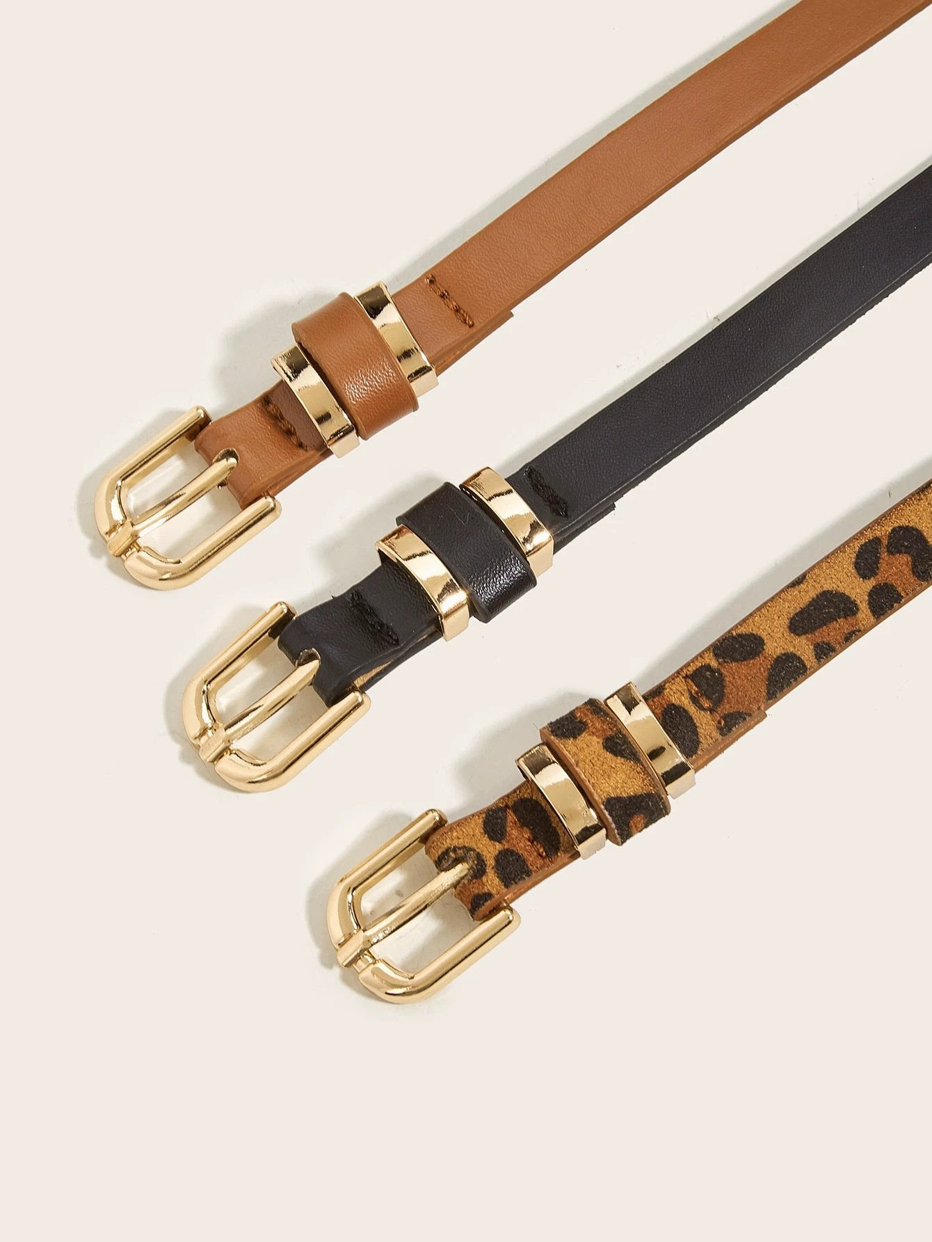 Retro Thin All-match Pin Buckle Small Belt by GJG Denim