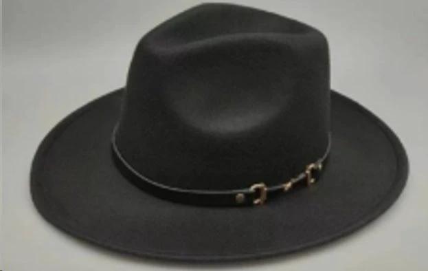 Men's Curved Edge Western Cowboy Hat by GJG Denim